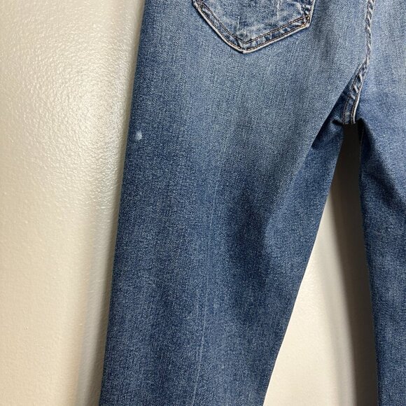 MOTHER The Mid-rise Dazzler Ankle Fray in Wash Going In Circles Size US 28 - Picture 9 of 11